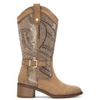 Botas XTI 144321 Beige: Elegancia Cowgirl