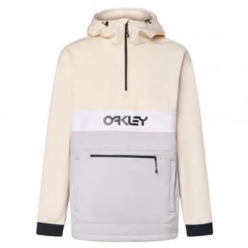 Oakley Tnp Nose Grab Softshell Hoodie Herr Lunar Rock/Arctic Vit