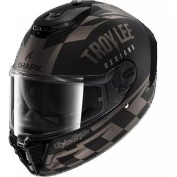 Casco Moto Integrale Shark Spartan RS Troy Lee Designs Nero/Anthracite/Silver XL
