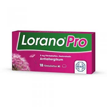 LORANO®PRO 5 mg Allergietabletten – 18 Stk