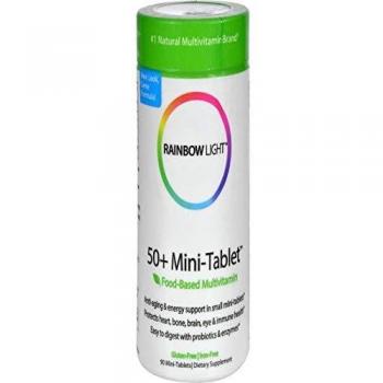 Rainbow Light 50+ Mini‑Tabletten – 90 Stück, 200 g