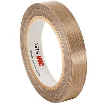 Tapecase 5451 2,2 cm x 32,9 m Marron PTFE Tissu de verre Bande