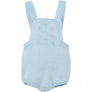 Peto de algodón para bebé niño en color celeste