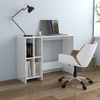 Notebook Desk White 102.5x35x75 cm vidaXL Engineered Wood