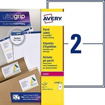 Avery L7168-15 Etichetta per Stampante Bianco