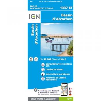 1337ET Bassin d'Archachon: 1:25000
