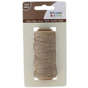 Cordel Natural 1mm 60m Artemio