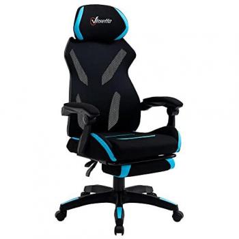 Chaise ergonomique Vinsetto avec roulettes pivotantes