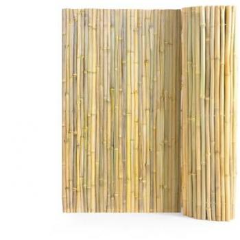 Recinzione Verde in Bambù Naturale Arrotolato 1,22 m x 2,44 m
