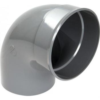 Coude PVC évacuation 87°30 Mâle-Femelle Ø200