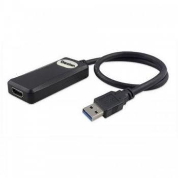 Adaptateur Vidéo USB 3.0 HDMI Full HD Noir