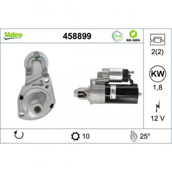 Valeo 458899 Motor de arranque automotivo