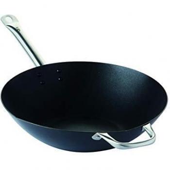 Wok en Acier Carbone Point-Virgule 36cm