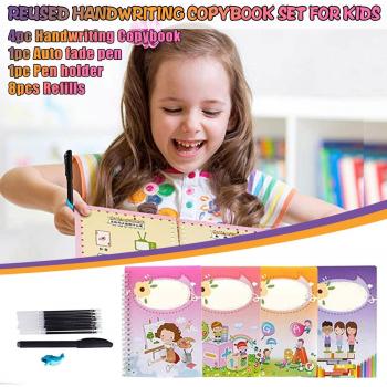 Kids Reusable Calligraphy Writing Copybook Set