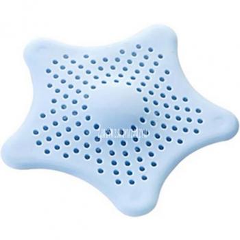 Colador Antipelo para Fregadero Azul