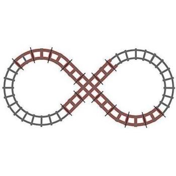 Train Track Set with Peg Perego Figure 8, IAGI0001