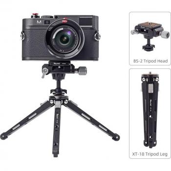 XILETU BS‑2 Stativ mit Kugelkopf, 1‑Bein, Doppel‑Panorama‑Gimbal, SLR‑Kamera‑Zubehör
