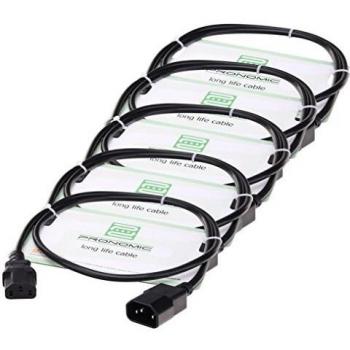 Câble de connexion Pronomic IECIEC‑1,0 ×5 (rallonge 1 m)