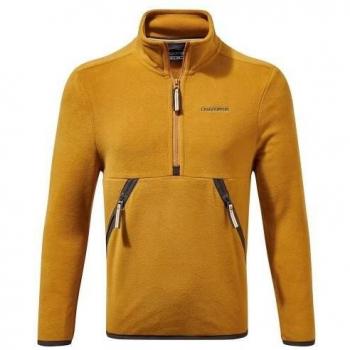 Craghoppers Children's Nox Half Zip Fleece Top (Blue Navy/Sriracha Red)