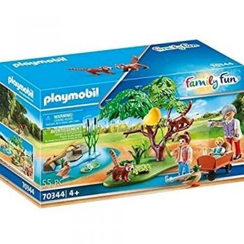 Playmobil Panda roux et ses petits