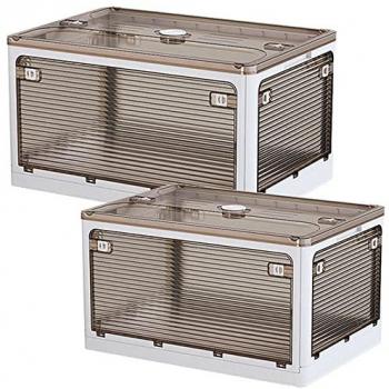Joybos Set de 2 Cajas de Almacenamiento de Ropa Plegable 24 + 66 L