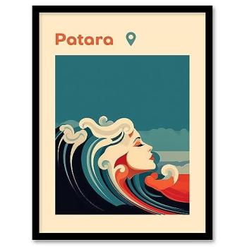 Sea Siren at Patara – Coastal Art Poster
