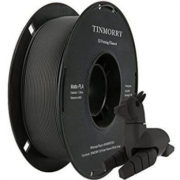 TINMORRY Grey 1 kg PLA Filament – 1,75 mm – Matte Finish