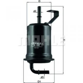 Filtro Carburante Originale MAHLE KL 536