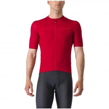 Castelli Elements Kurzarmtrikot Feuerrot