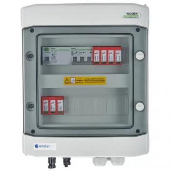 Tableau DCAC EMITER // IP65, SPD DC Dehn 1000V type 2, 1 x chaîne PV, 1 x MPPT // SPD AC Dehn type 2, 10A 3-F, RCD type A 40A/300mA (EM-714_DCAC)