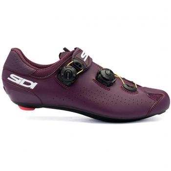 Sidi Genius 10 Road Shoe Set: Wine (UK) 5.2 for Men & Women