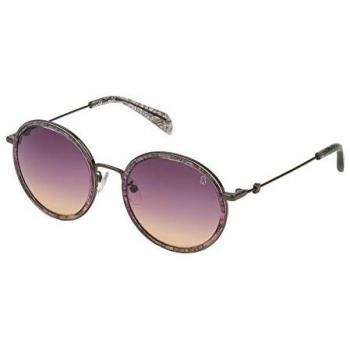 TOUS Sto371, Gafas De Sol Mujer, Gunmetal Brillante
