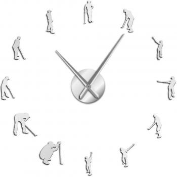 Golfing Wall Art Clock