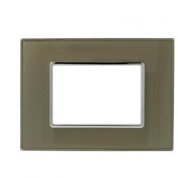 Placca Bronze Effetto Vetro 3/4/6 m – Bticino Axolute
