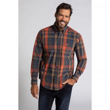 Camicia a quadri verde per uomo maniche lunghe taglia LT JP1880