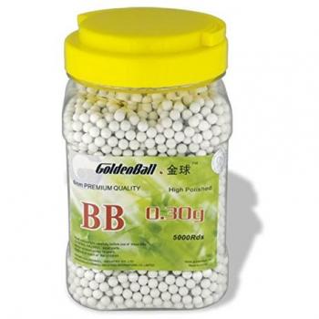 Bolas de Precision Golden Ball 6 mm 0.30 gr para Airsoft en Bolsa 5000 35652