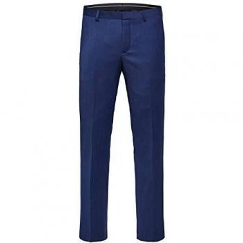 SELECTED HOMME Mylobill Herren Anzughose, Blau (Blue Depths)