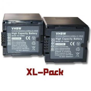 Ersatzakku vhbw für Panasonic VDR-M55, VDR-M53, VDR-M75, VDR-M70, VDR-M95