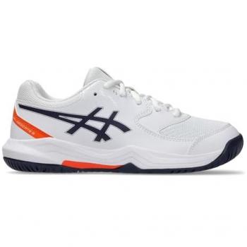 ASICS Gel‑Dedicate 8 GS Kinderschuhe – Weiß/Indigo, 38