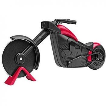Motorcycle-Themed Pizza Wheel