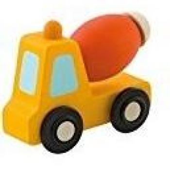 Mini Betoniera in Legno SEVI 7x5x2 cm per Auto