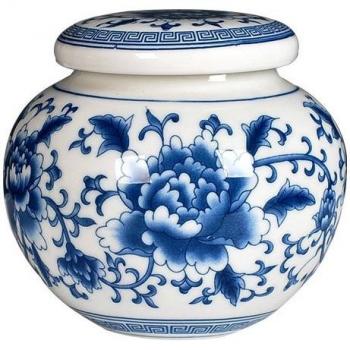 Jingdezhen Blue‑White Travel Teapot Jar
