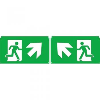 Dotlux Informationsschild, Piktogrammset VE2 – LED Exit-Leuchte (2‑teilig)