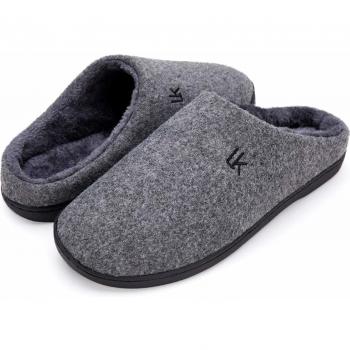 Pantofole Antiscivolo LeKuni Inverno Grigio 42-43 EU