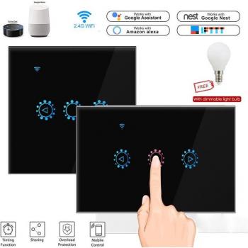 Variateur intelligent WiFi LED 220V 110V pour lampes avec Alexa et Google Home
