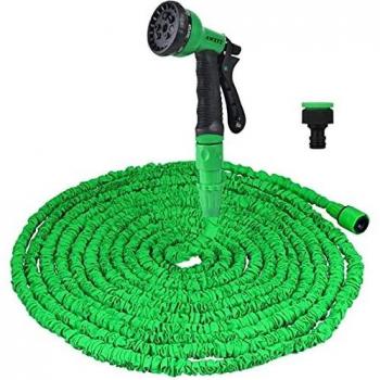 AWXYZ Garden Hose, 100FT Expanding Hose Pipe for Garden with 8 Function Hose Nozzle