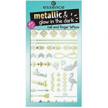 Tatuajes de Uñas y Dedos 01 Brillo Metálico