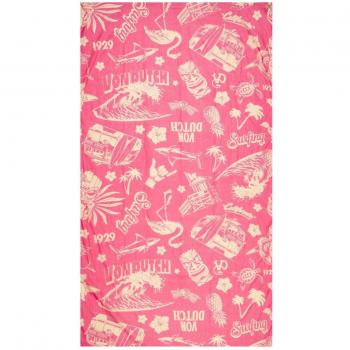 Écharpe Tiki Imprimée Rose