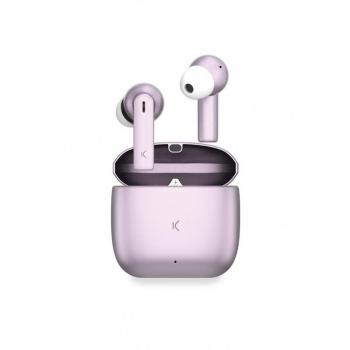 Casque sans fil Ksix Meteor avec boîtier en métal Touch Control Rose