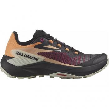 Scarpe Salomon Genesis granata arancio donna
